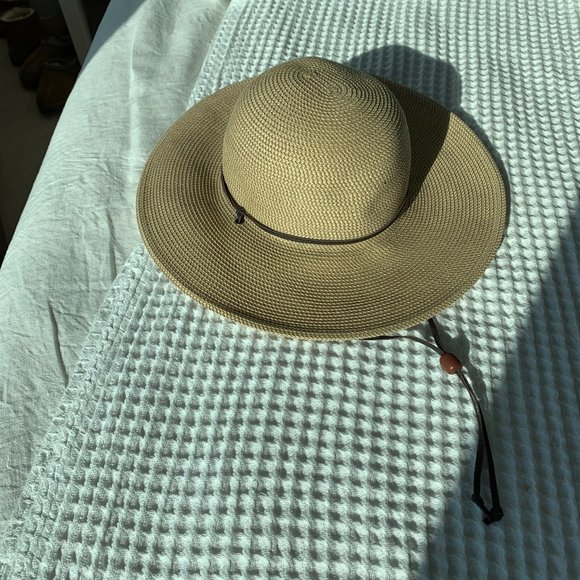 Anthropologie Accessories - Straw Hat With Tie
